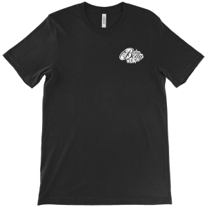 BLACK AND WHITE Logo TEE BLACK